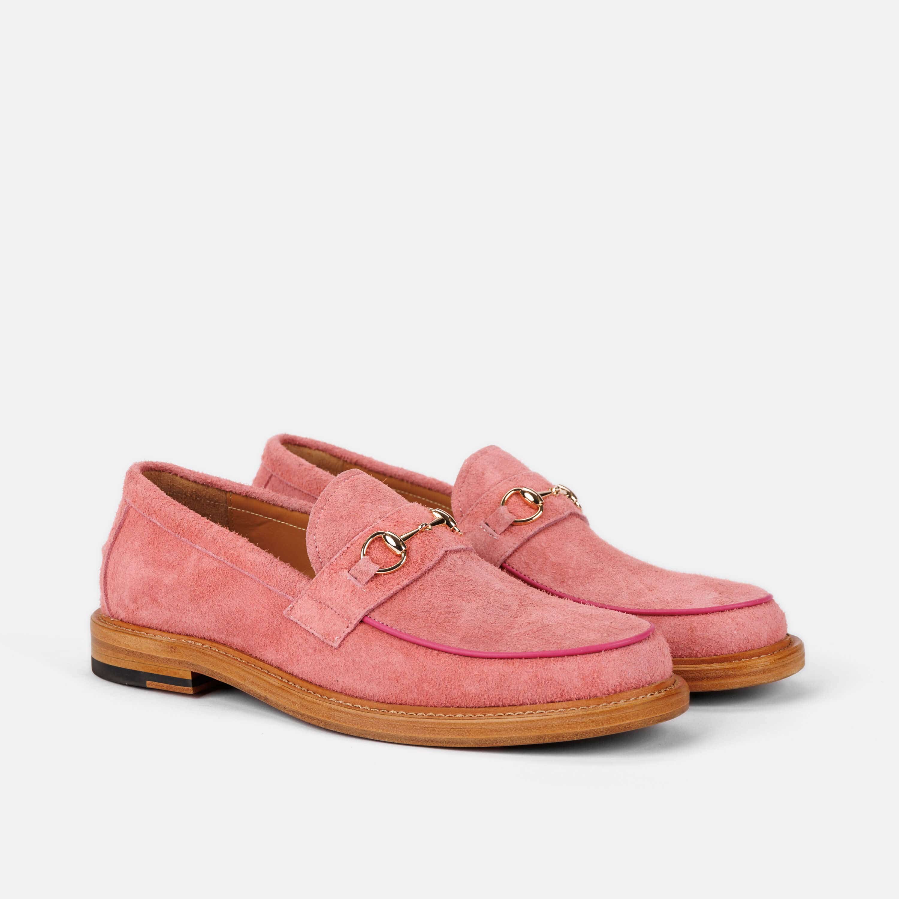 Boardwalk Rouge Suede Horse-Bit Loafers - Image 2