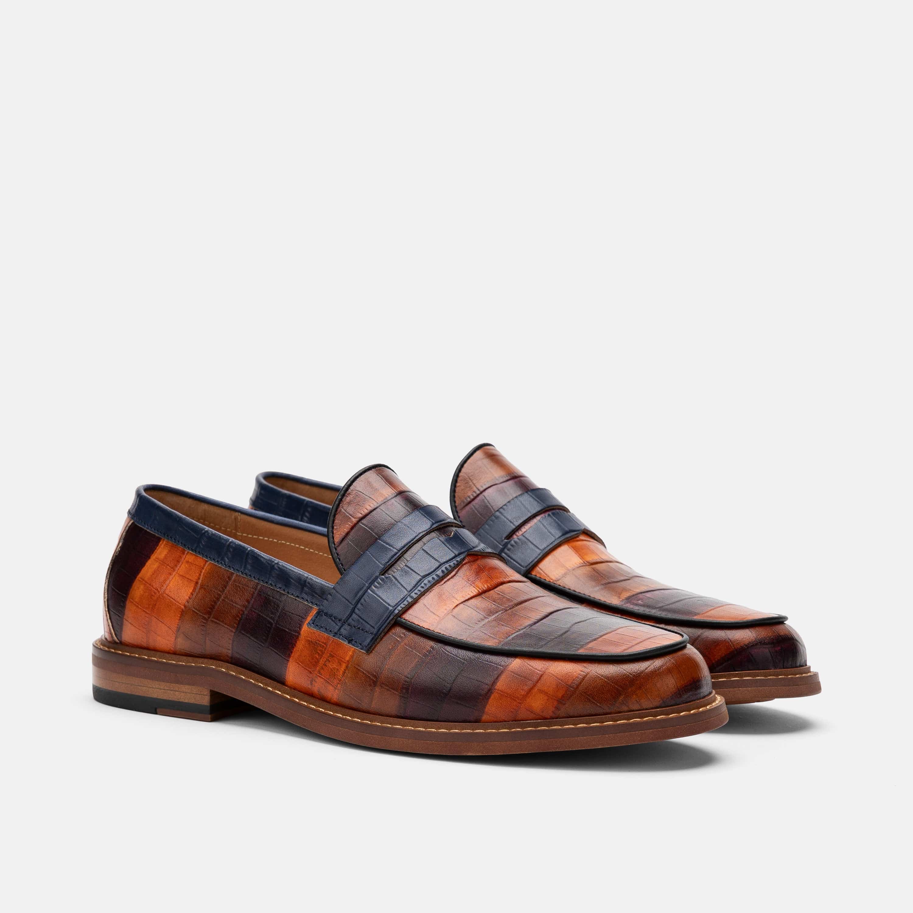Calum Badlands Leather Penny Loafers - Image 2