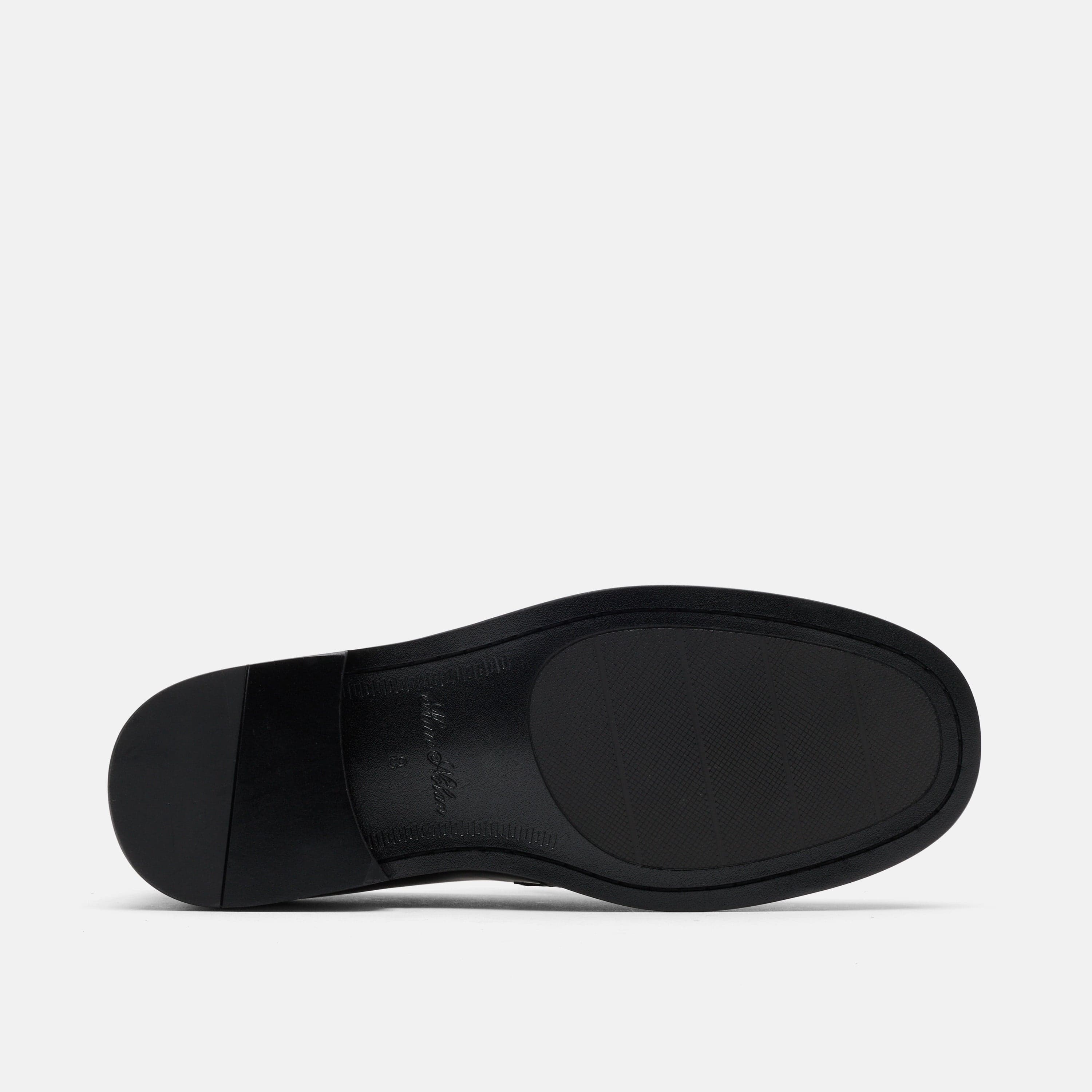 Calum Chocolate Brown Leather Penny Loafers - Image 6