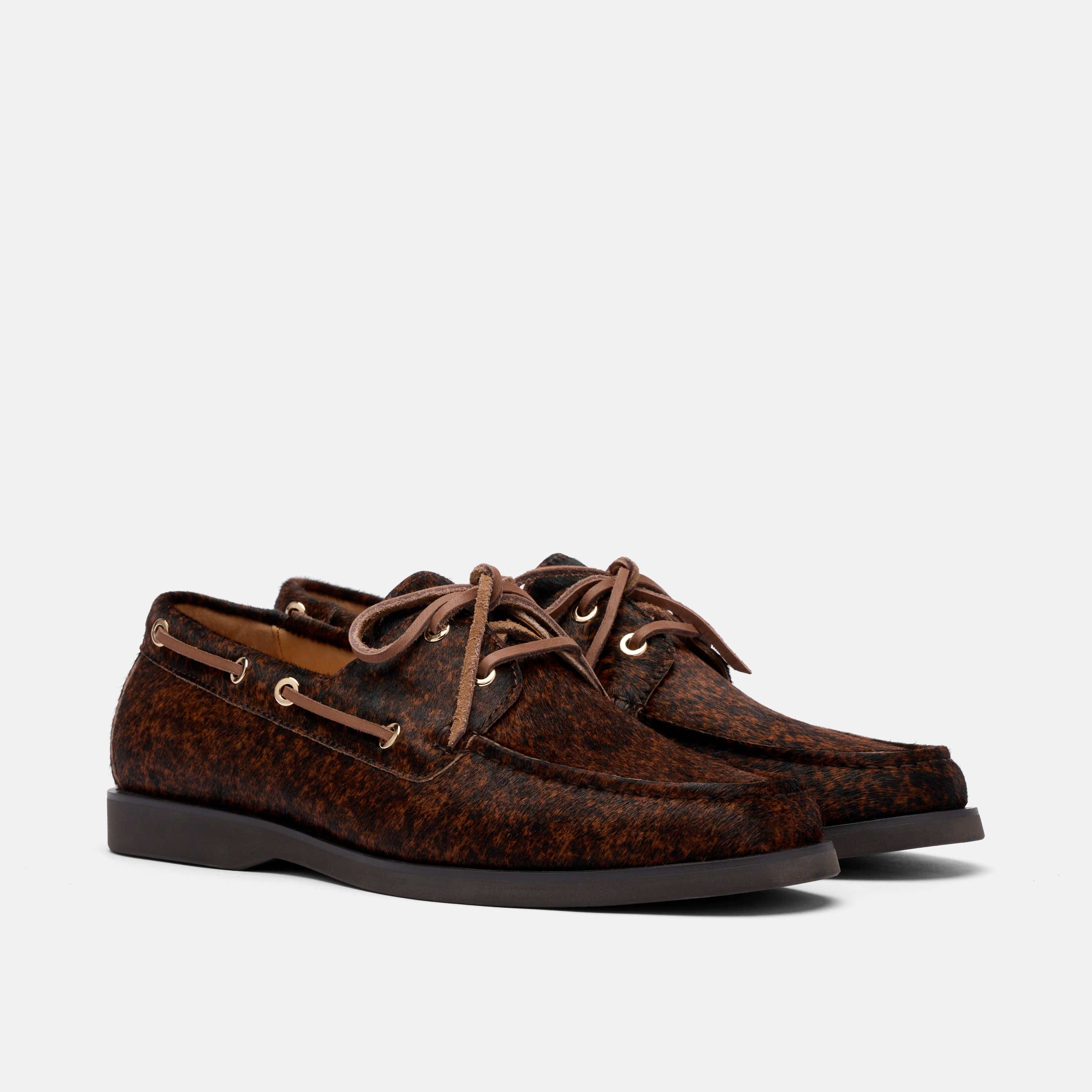 Capri Brown Cowhide Boat Shoes - Image 2