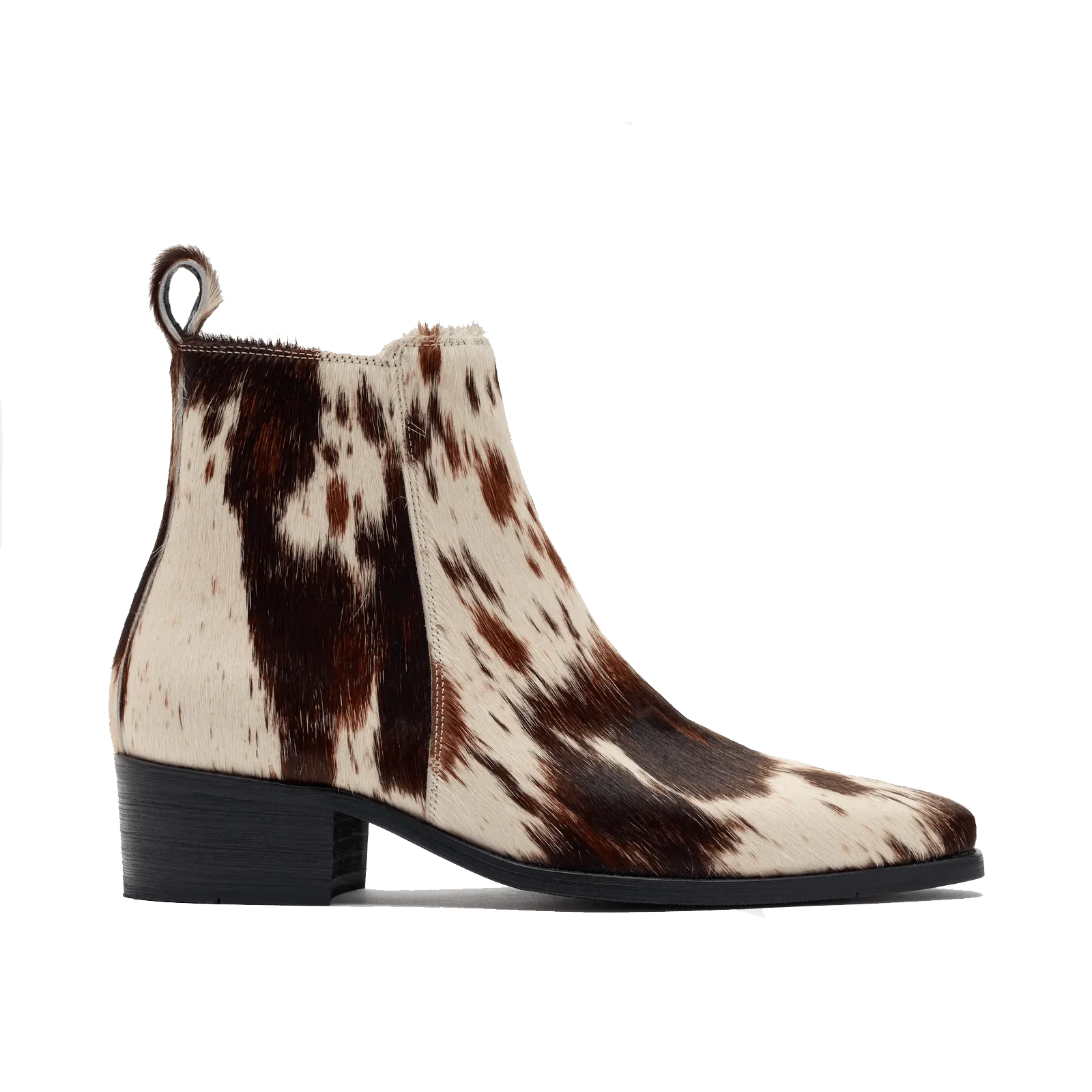 Dante Tiger Horse Pony Hair Chelsea Boots