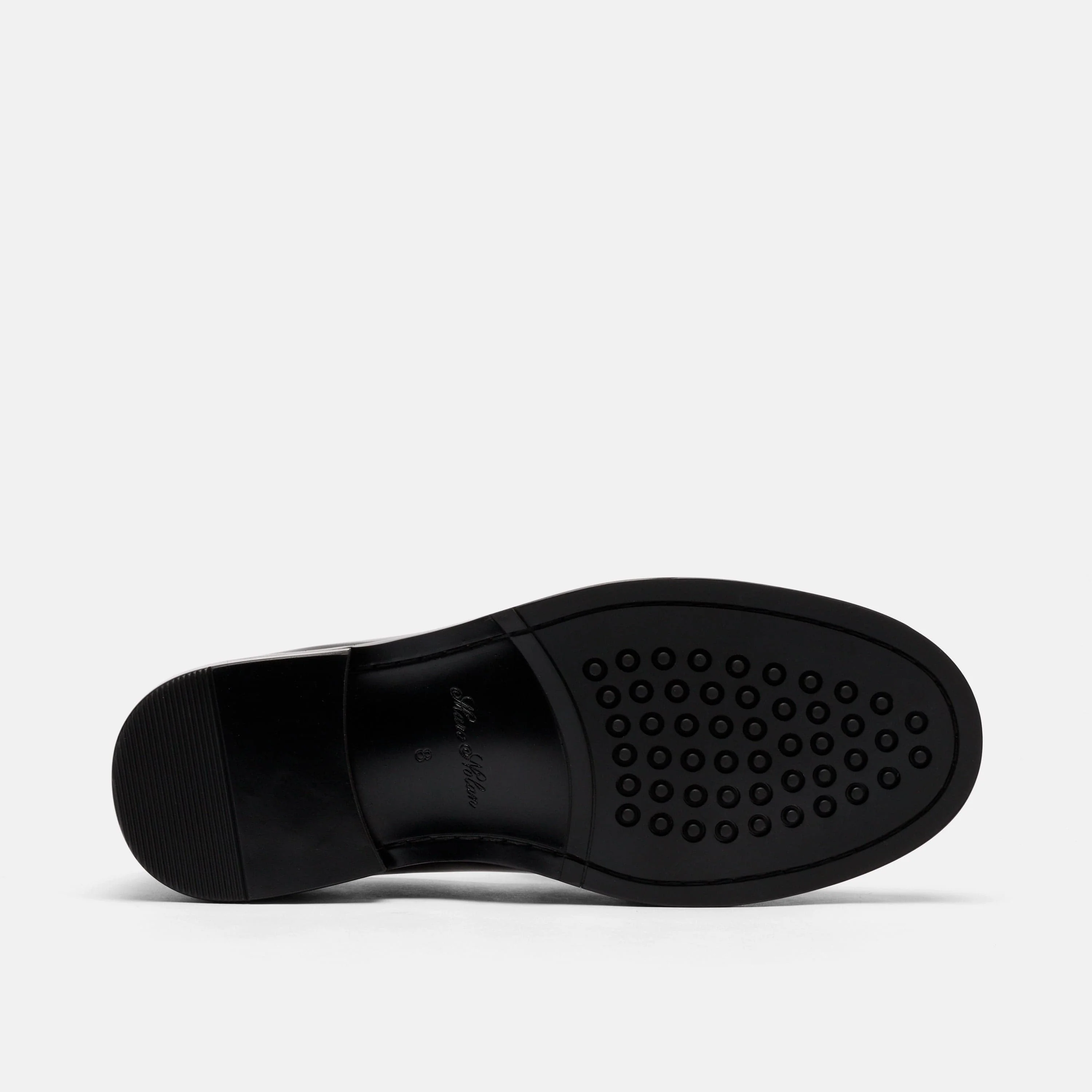 Denzel Black Patent Leather Tassel Loafers - Image 6