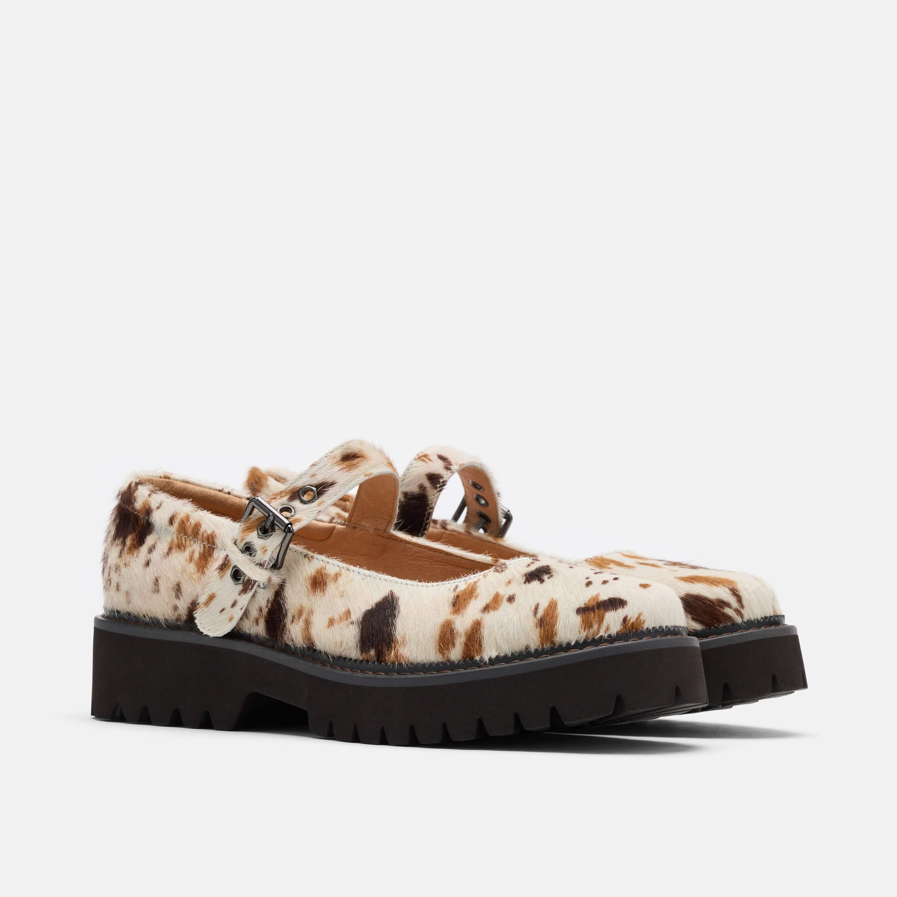 Lyla Appaloosa Pony Hair Mary Janes - Image 2
